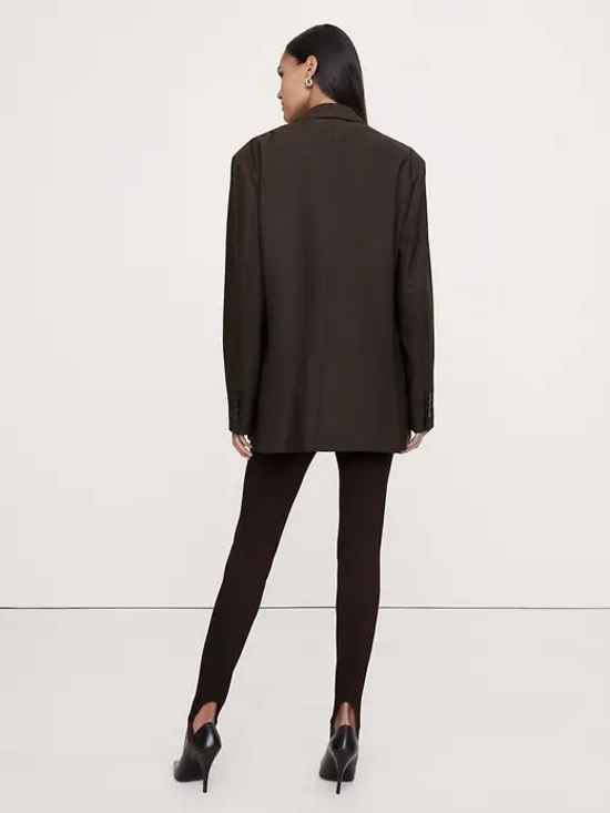 NWT! Banana Republic Ganache Brown Everywhere Ponte Stirrup Leggings Pants - XS - Picture 2 of 5